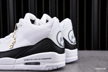 Hyperoad WHITE 3 AIR FRAGMENT JORDAN BLACK 0907